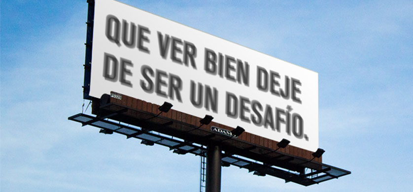 "Ojos alerta: contra desafíos visuales", campaña de concientización