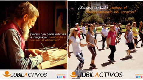 "Jubilactivos", una nueva campaña de bien público