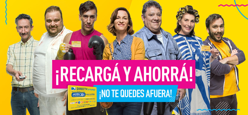 DIRECTV lanza su nueva campaña “Solo aquí” para su producto Prepago