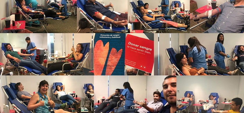 Dentsu realizó una colecta de sangre junto a la Fundación Hemocentro