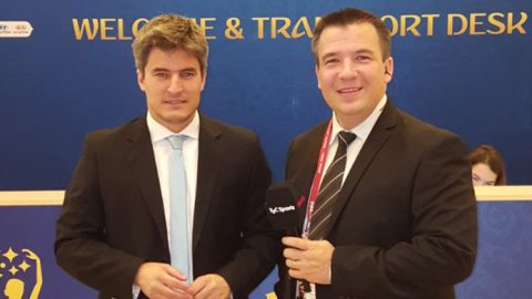 TyC Sports en el sorteo del Mundial de Rusia