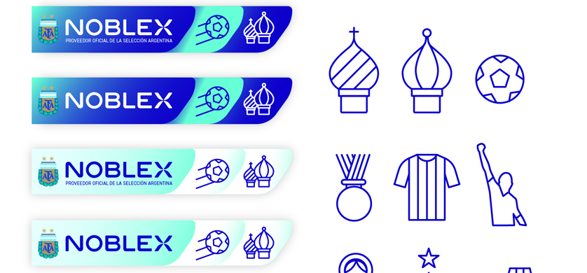 Noblex lanza su identidad para el Mundial de Rusia