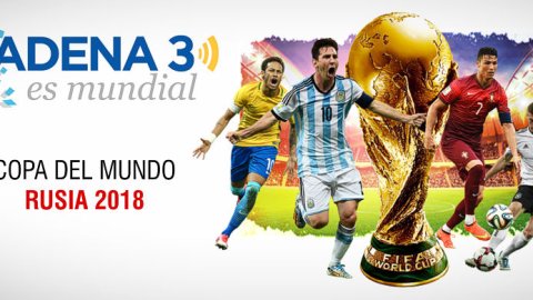 Cadena 3 en el Mundial Rusia 2018