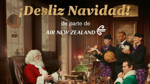 "#Desliz Navidad", la campaña navideña de Air New Zealand