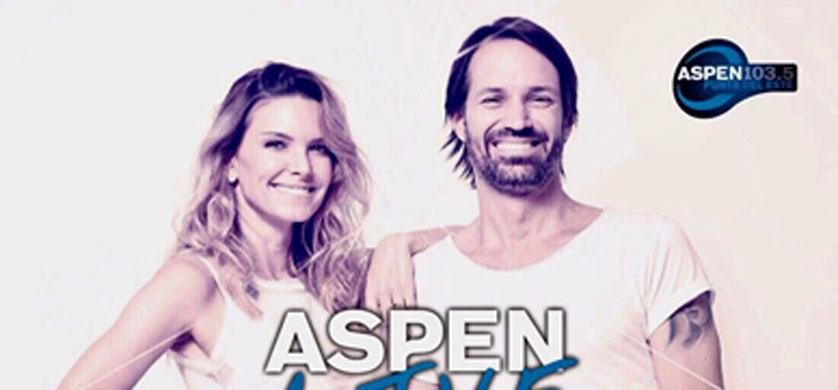 Sofía Zámolo y Ale Lacroix, en Aspen Punta 103.5