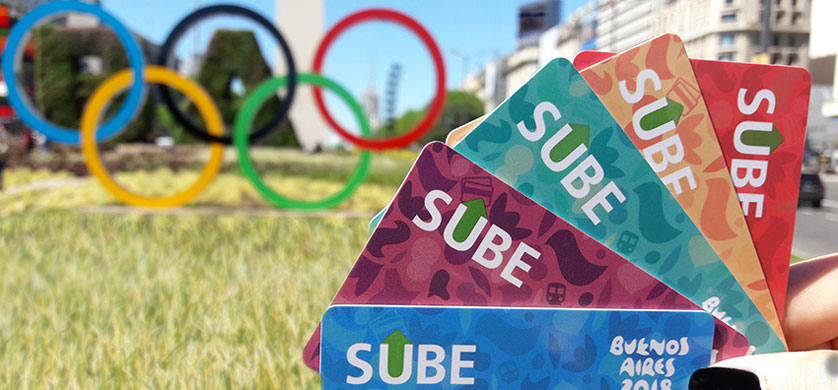 Nuevo diseño de Sube por los Juegos Olimpicos de la Juventud 2018