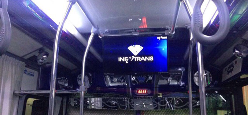 Info Trans lanza una pantalla 4K de 37 pulgadas en colectivos