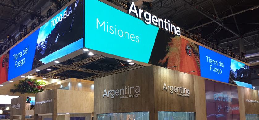 El stand de Argentina cosechó buenas críticas en FITUR 2018