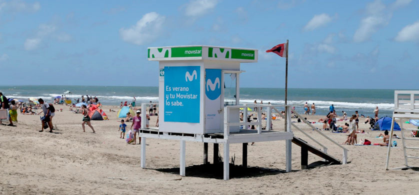 Acción de VPM en la costa para Movistar