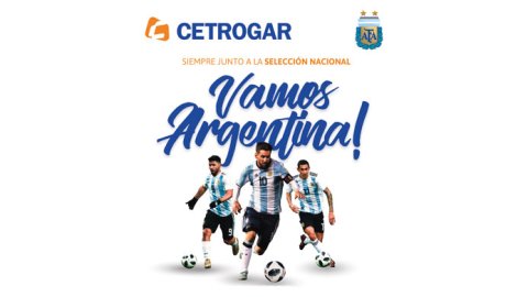 Cetrogar acompaña a la Selección Argentina en el Mundial de Rusia