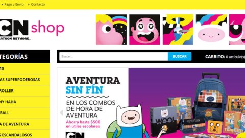 Cartoon Network lanzó su primera tienda online en Argentina