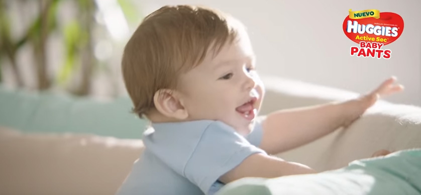 Huggies Active Sec lanza su comercial de “Baby Pants”
