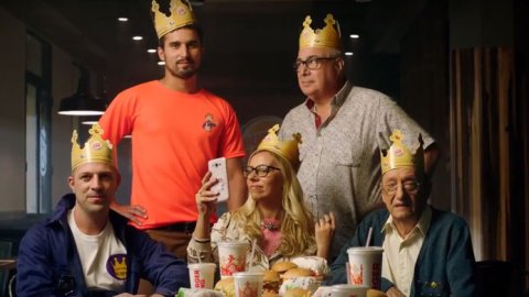 “Reyes”, lo nuevo de David para Burger King