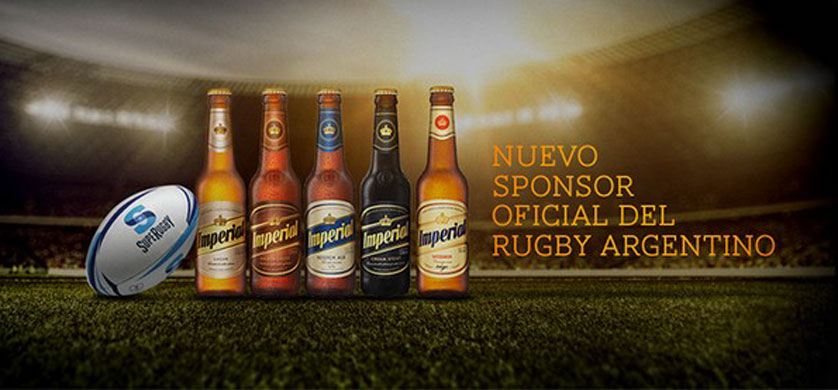 Cerveza Imperial seguirá junto a la Unión Argentina de Rugby