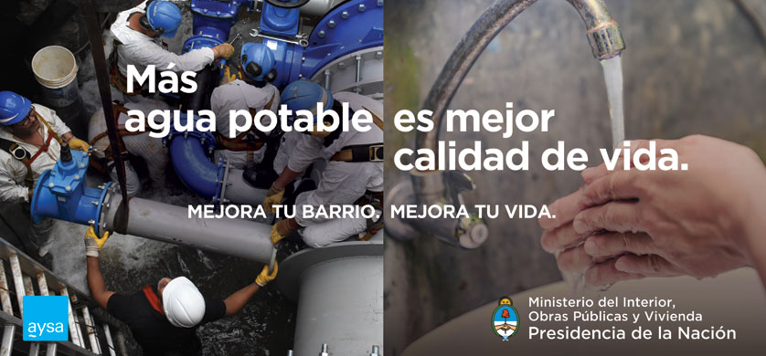 Sentidos fue premiada por su campaña para AySA - Ministerio del Interior