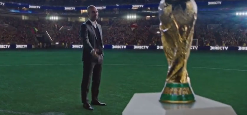 Pep Guardiola protagoniza la campaña de DirecTV para el Mundial de Rusia