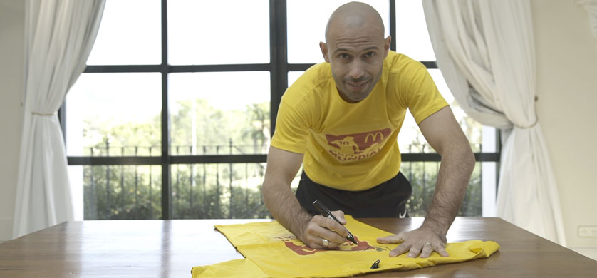 Javier Mascherano será embajador de McDonald's Argentina