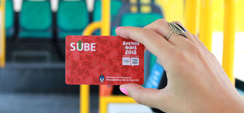 Tarjeta SUBE: Ya salió la edición roja de los Juegos Olímpicos de la Juventud
