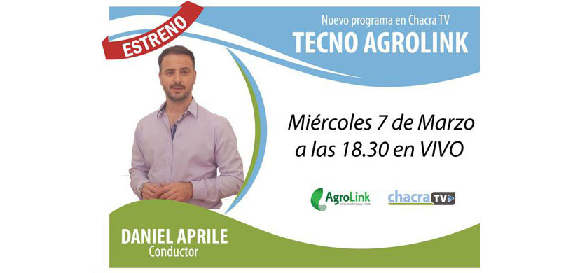 Se estrena Tecno Agrolink en Chacra TV