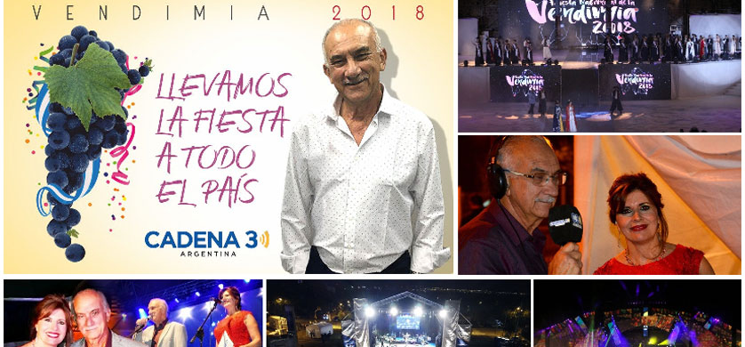 Mendoza celebró con Cadena 3 en la Previa de la Vendimia