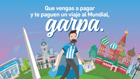 “Garpa Mundial”, la campaña de Provincia NET Pagos que te lleva a Rusia