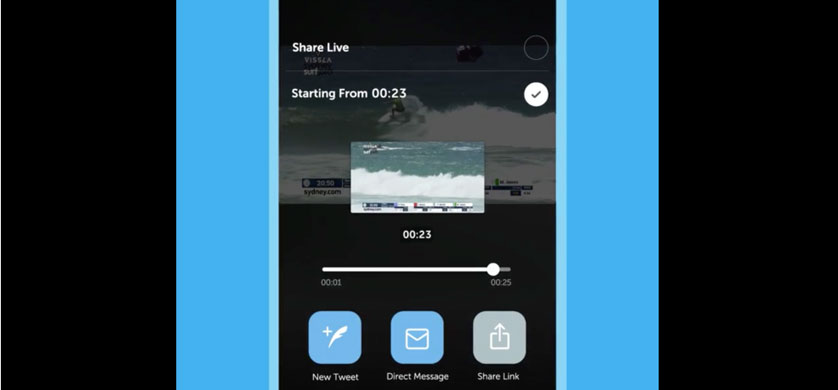Twitter incorpora las marcas de tiempo para compartir videos en vivo