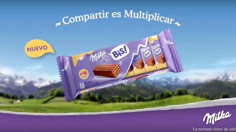 Milka presenta el “Milka Bis” con una campaña de Human Agency