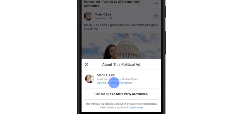 Facebook: “Más transparencia para anuncios y páginas”