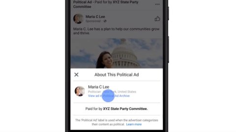 Facebook: “Más transparencia para anuncios y páginas”