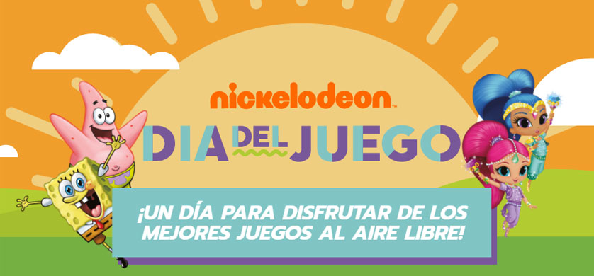 Acción de Nickelodeon celebrando el derecho de jugar de los chicos