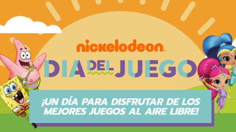 Acción de Nickelodeon celebrando el derecho de jugar de los chicos