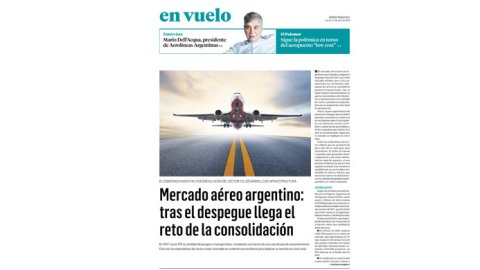 Ambito Financiero lanza un nuevo suplemento: “En Vuelo”