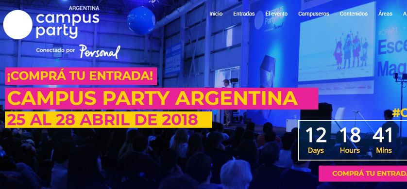 Vuelve Campus Party a la argentina