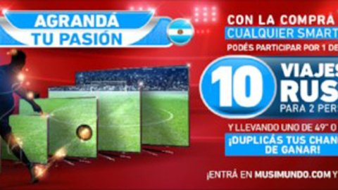 Musimundo lanza una acción para ir al Mundial de Rusia