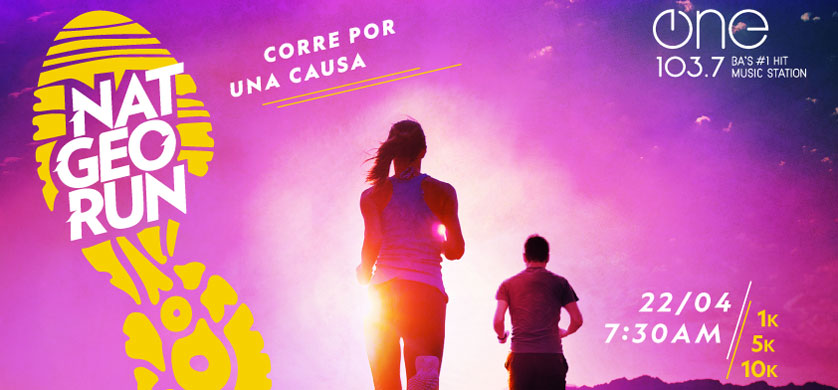 One acompañará a National Geographic en Nat Geo Run