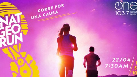 One acompañará a National Geographic en Nat Geo Run