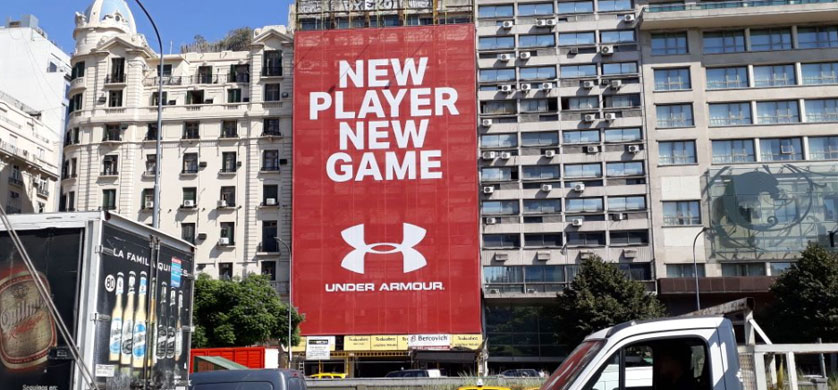Latcom presentó su campaña Out of home para Under Armour