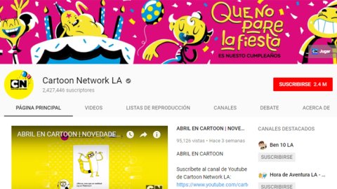 Cartoon Network sigue celebrando sus 25 años con un nuevo YouTube Live