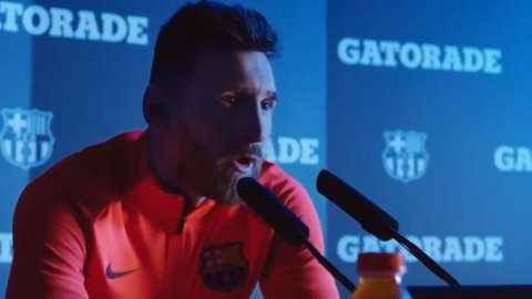 Gatorade presentó el teaser de su campaña con Messi y Suárez