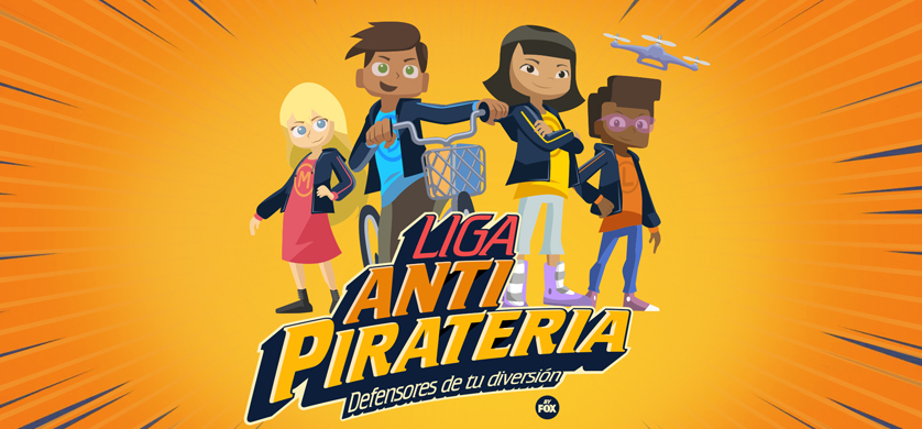 FOX lanza “Liga antipiratería”, una campaña de concientización