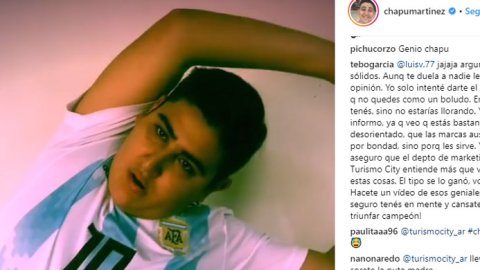 Acción de Turismocity con el Chapu Martínez