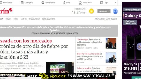 Campaña de los medios en el Día Mundial de la Libertad de Prensa