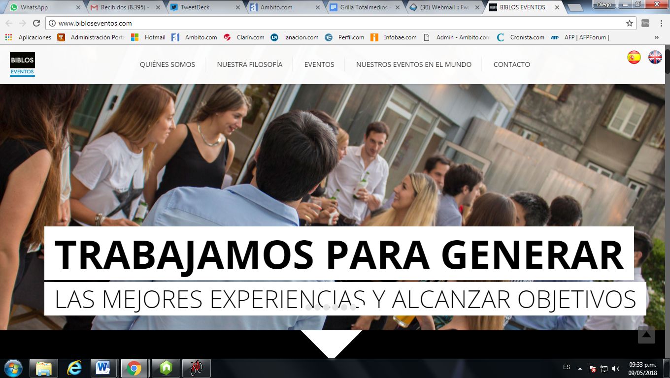 Bibam Group lanza al mercado Biblos Eventos