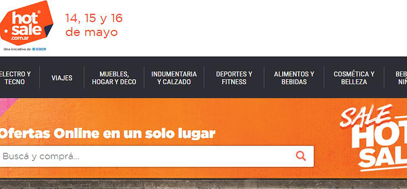 El Hot Sale arrancó con descuentos promedio de 23%