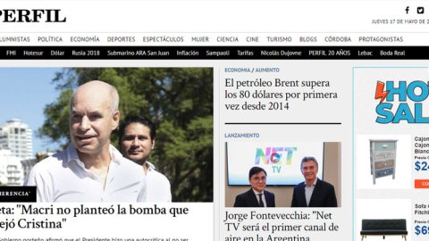 Fontevecchia, sobre el "nuevo" Perfil.com: "Es la piedra angular de nuestro proyecto"