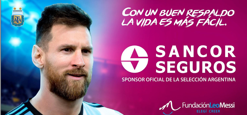 Sancor Seguros lanza campaña para anunciar que Messi es la nueva imagen de la marca