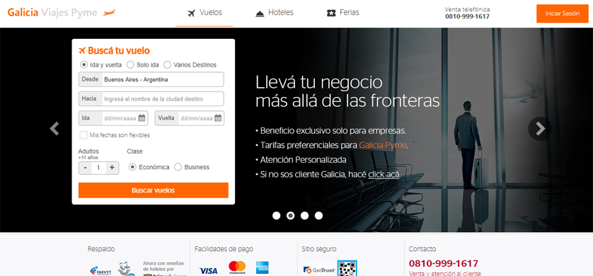 Avantrip y Banco Galicia lanzan Galicia Viajes Pyme