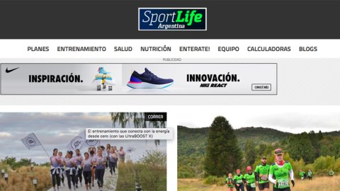 Sportlife Argentina, el sitio con mayor crecimiento en su rubro