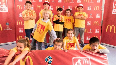 McDonald's presentó a los 11 niños que irán al Mundial
