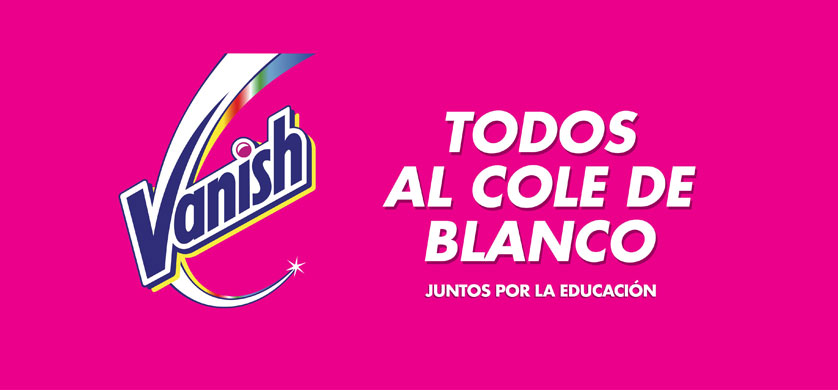 "Todos al cole de blanco", la campaña de Vanish creada por NINCH